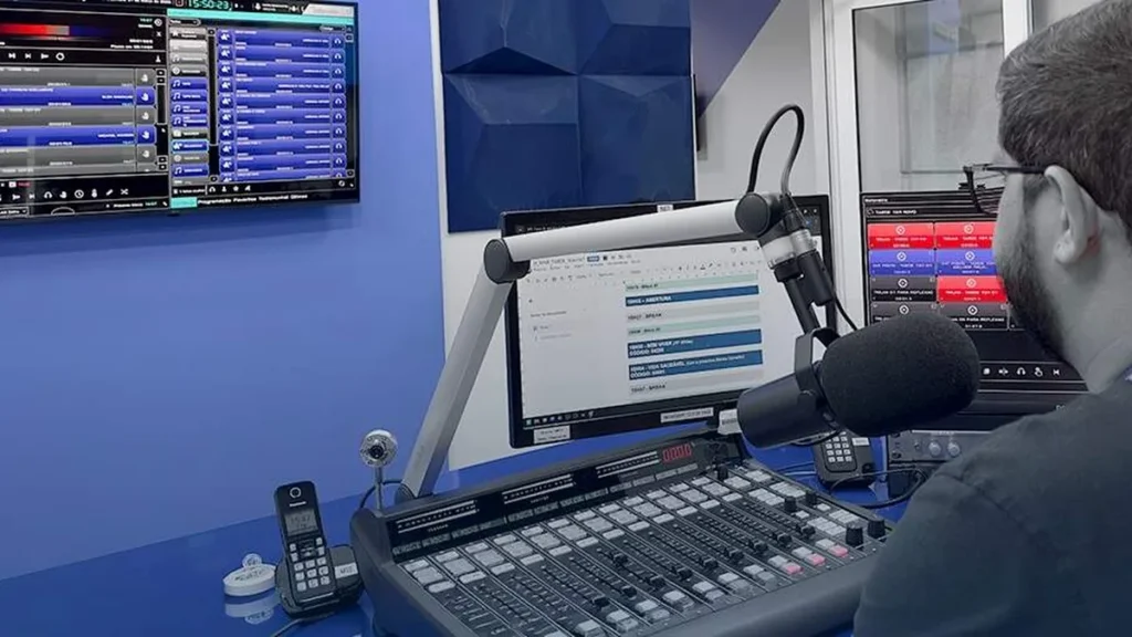 Imagem Estudio Radio Aparecida do artigo Especial 75 anos: Programação que Evangeliza
