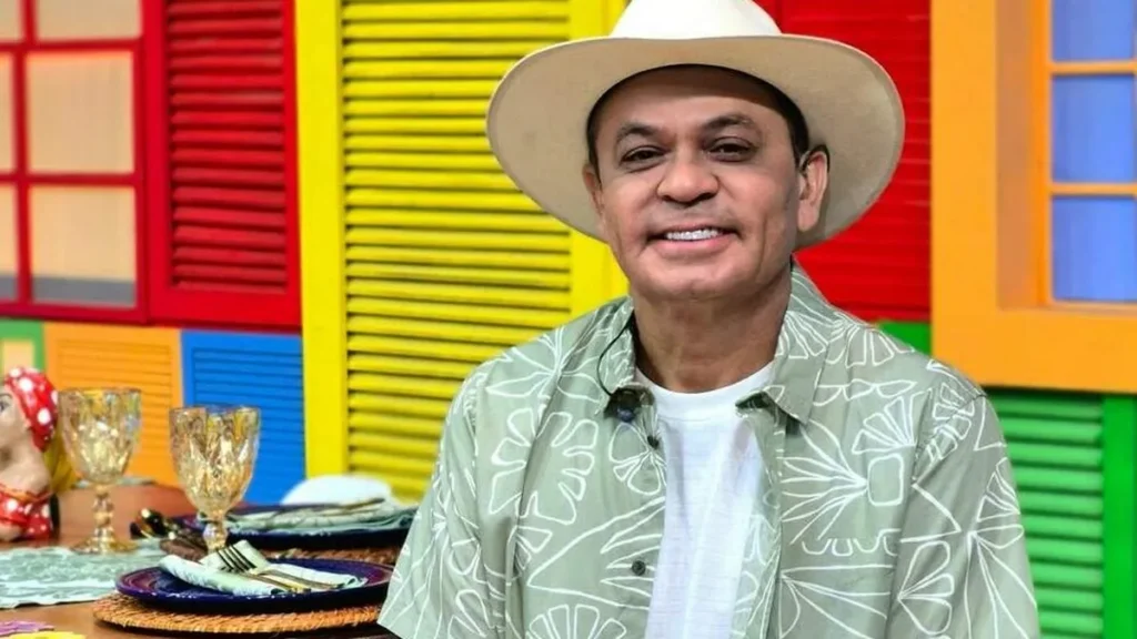 Imagem Frank Aguiar Loren Ligabo TV Aparecida do artigo Frank Aguiar recebe atrações especiais para animar o Aqui Tem Nordeste