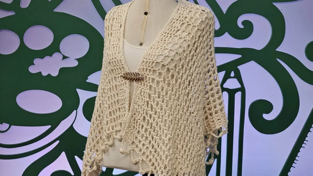 Imagem xale de croche do artigo Xale Poncho em Crochê - Faça Você Mesmo