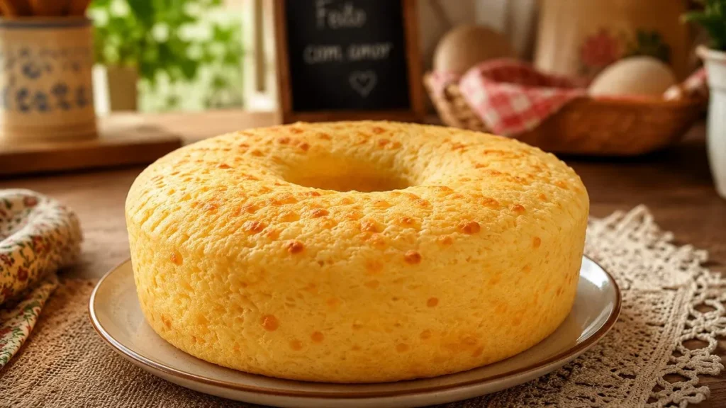 Imagem Bolo de pao de queijo do artigo Chef no Ar: Bolo de Pão de Queijo