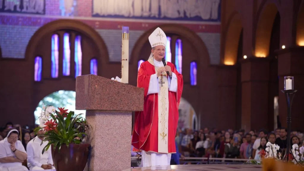Imagem Dom Mario Antonio na Misa de Pentecostes 2026 do artigo Pentecostes: “Somos um só povo de Deus”, diz Dom Mário