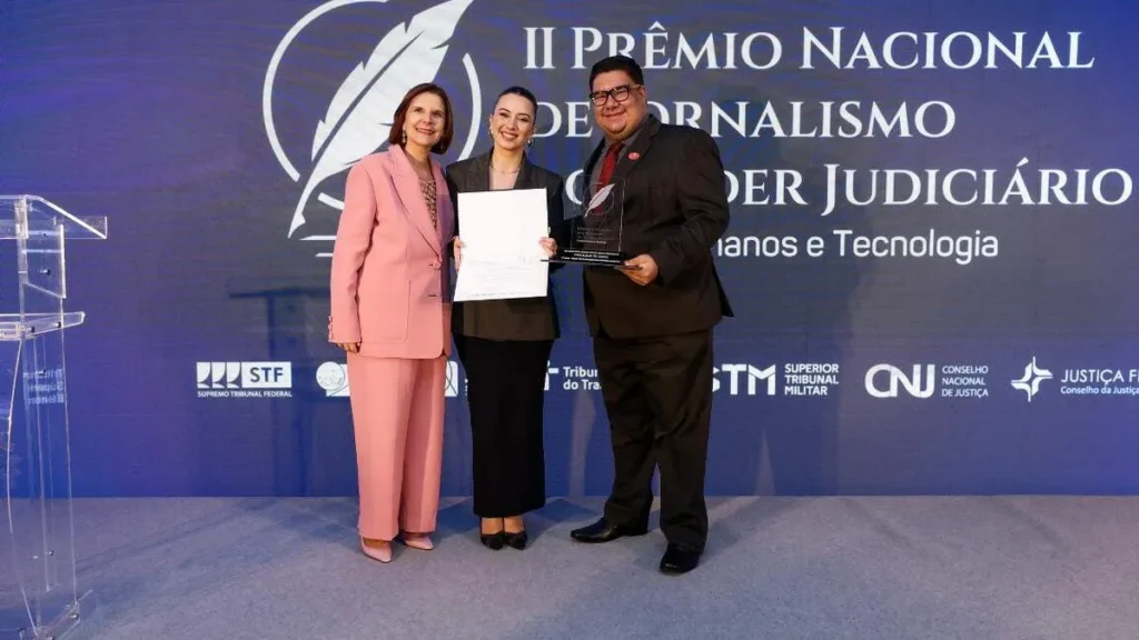 José Eduardo recebe II Prêmio Nacional de Jornalismo do Poder Judiciário 2025