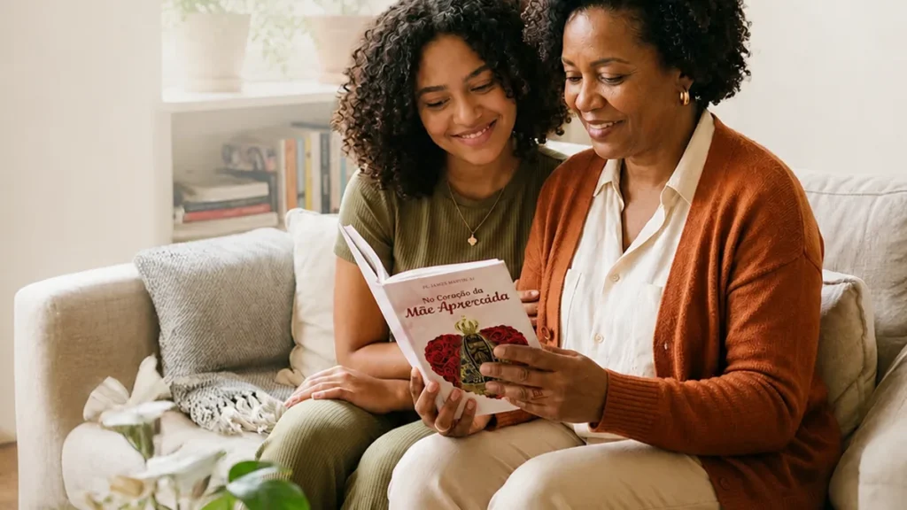 Imagem card sem texto Dia das Maes 2026 editora santuario do artigo O amor que evangeliza: um convite à gratidão neste Dia das Mães