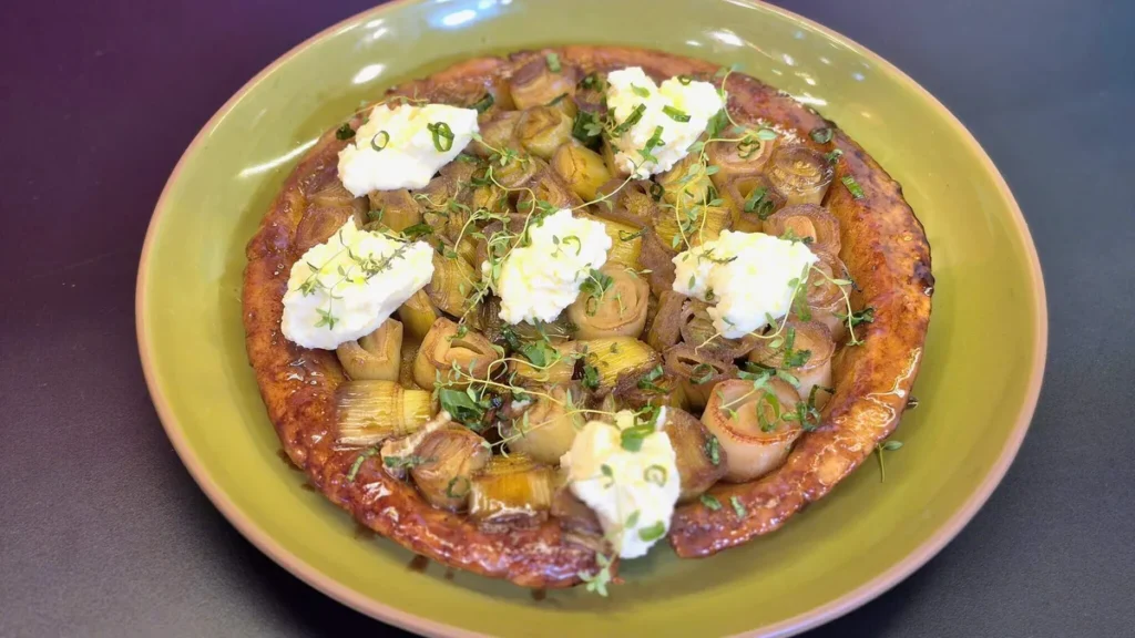 Imagem tarte tartim de alho poro sdv do artigo Tarte Tatim de Alho-Poró - Sabor de Vida