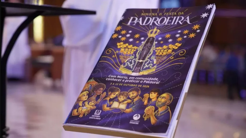 Imagem Livreto Novena 2026 do artigo Livro da Novena da Padroeira 2026 auxilia preparação dos devotos