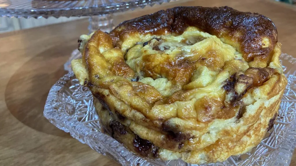 Imagem Pudem de pao com chocolate do artigo Pudim de Pão com Gotas de Chocolate – Sabor de Vida