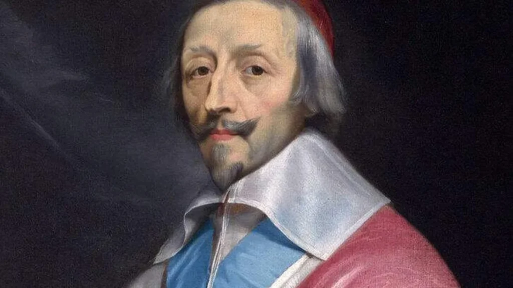 O Cardeal Richelieu influenciava fortemente a política estatal na França, aproveitando-se da debilidade do rei