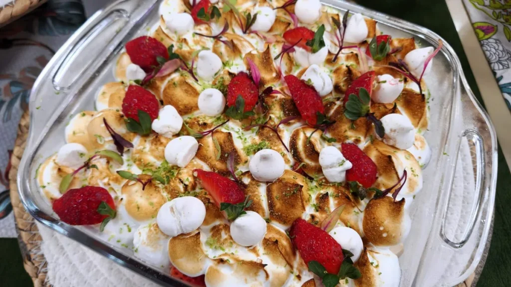 Imagem merengue doce do artigo Merengue de Morango - Santa Receita