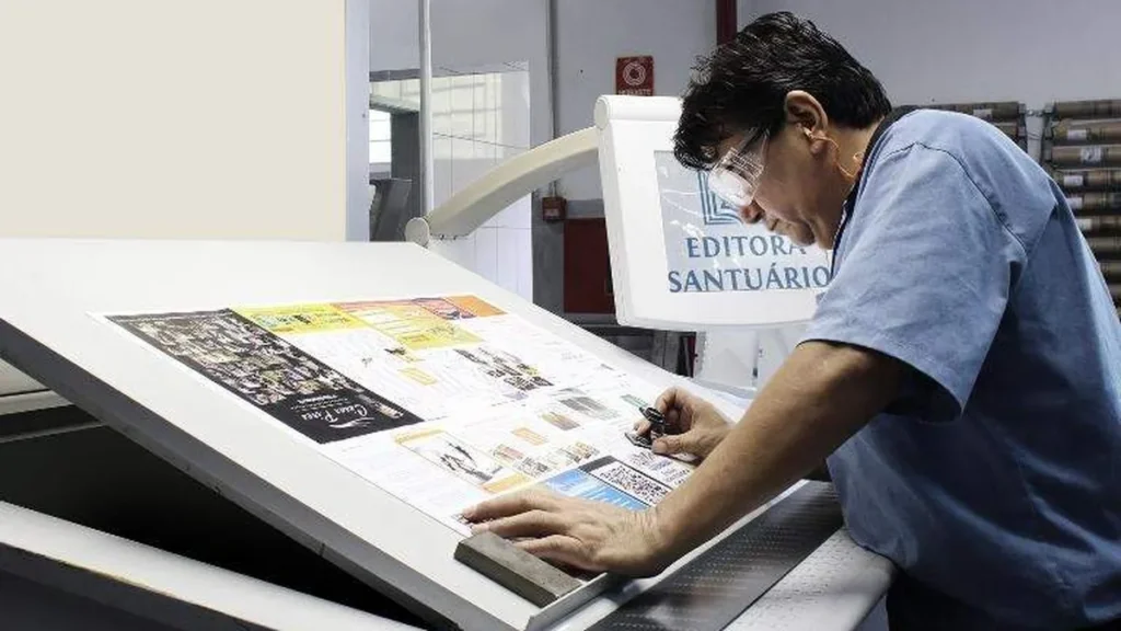Imagem parque grafico da editora santuario do artigo Editora e Jornal Santuário: “instrumentos concomitantes no tempo”